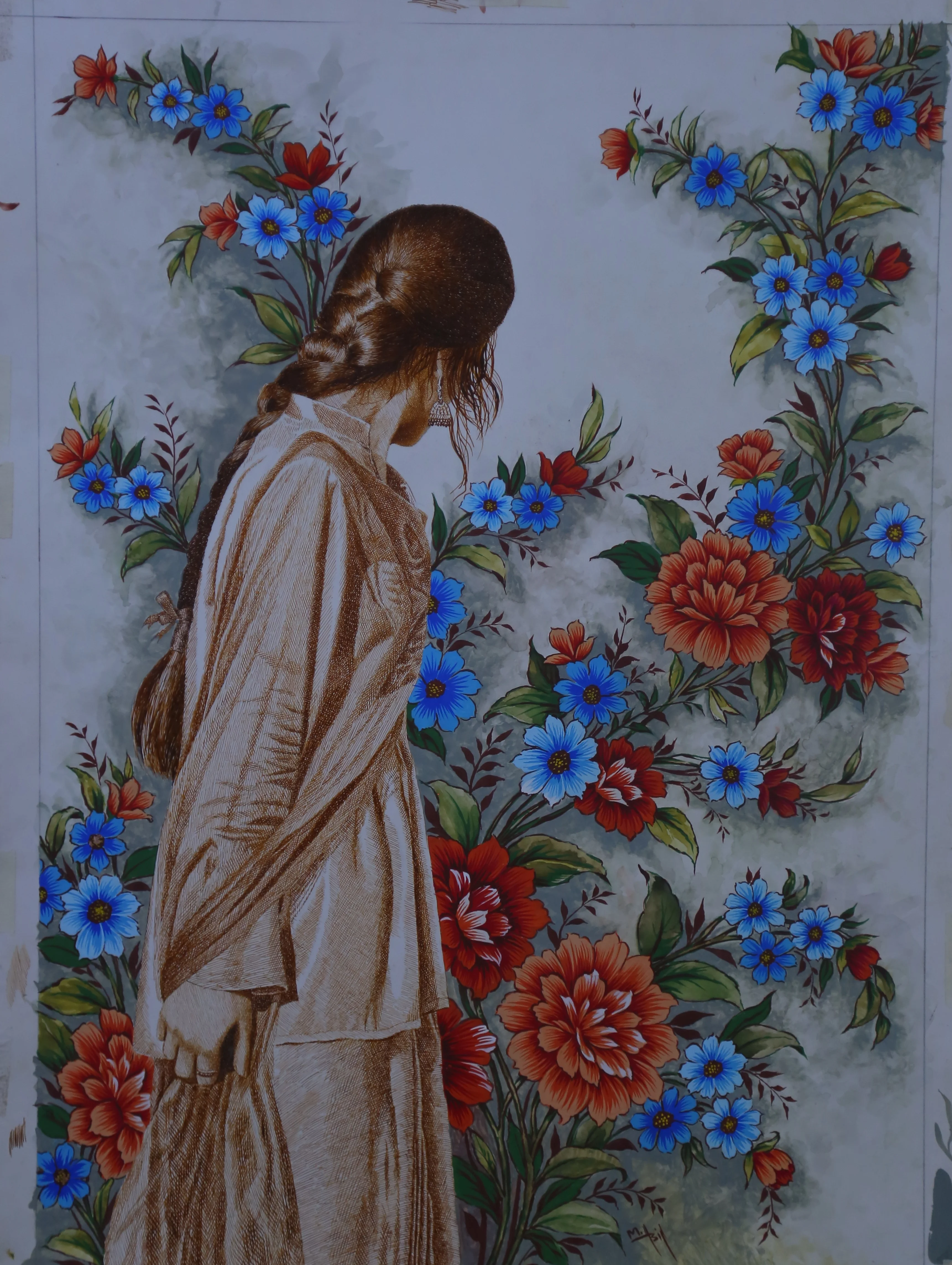 Master piece pen and ink artwork by Asif Ghayaz